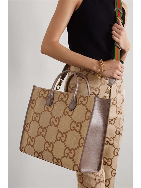 gucci gg jacquard handbag|gucci gg tote.